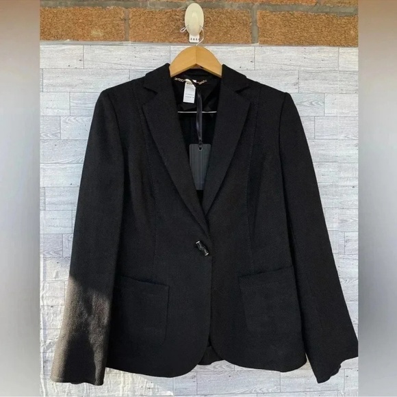 Les Copains Made In Italy linen blend blazer 48/12 - Picture 1 of 14